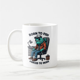 Born to Fish, Work Mug Kaffeetasse