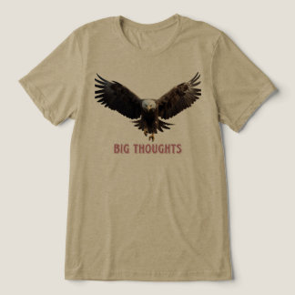 "Born To Fly Weißkopfseeadler T-Shirt | Fühle dich Tri-Blend Shirt
