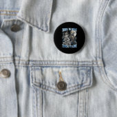 Born To Goon Forced To Edge Funny Alpha Men Wolf M Button (Beispiel)