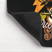 Born To Hunting Forced To Go To School Funny Deer Mousepad (Ecke)