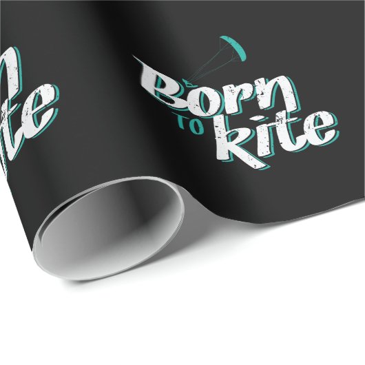Born to Kite Geschenkpapier (Rolleneckpunkt)