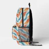 Born to Move – Modern Energetic Typography Bedruckter Rucksack (Rechts)
