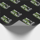 Born to Play Disc Golf Geschenkpapier (Ecke)