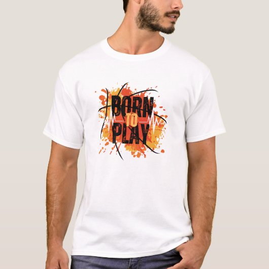 Born To Play – Gamer & Athlete Tee for Passion-Dri (Vorderseite)