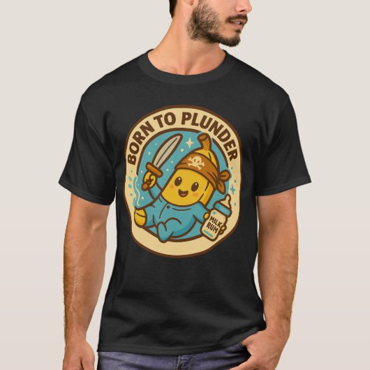 Born To Plunder Baby Banana T-Shirt (Vorderseite)
