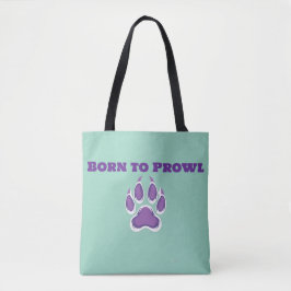 Born to Prowl – Magenta Raccoon Paw  Tasche