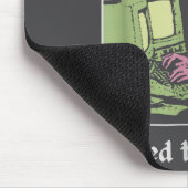 Born To Quest Forced To Clock In Funny Office Art Mousepad (Ecke)