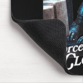 Born To Quest Forced To Clock In Funny Office Fant Mousepad (Ecke)