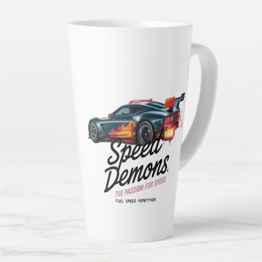 Born to Race, Forced to Work Milchtasse (Rechte Ecke)