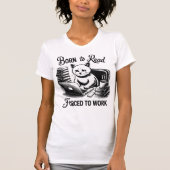 Born to Read Women's Fitted T-Shirt (Vorderseite)