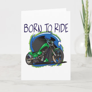 Born To Ride a Sweet Chopper Feiertagskarte