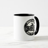 Born to Ride Built to Roam Chopper Mug Tasse (VorderseiteRechts)