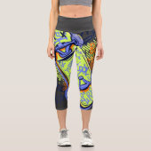 Born to ride capri leggings (Vorderseite)