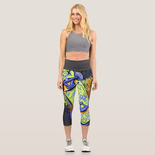 Born to ride capri leggings (Vorderseite)