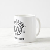Born to Ride Kaffeetasse (VorderseiteRechts)