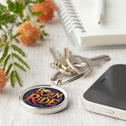 Born to Ride Keychain Schlüsselanhänger (Seite)