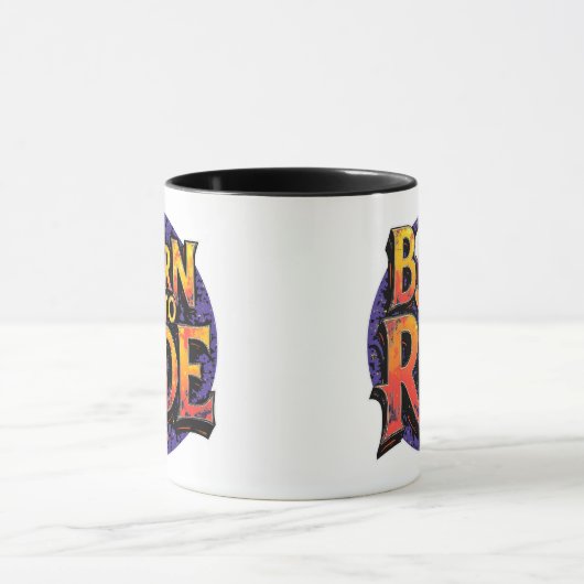 Born to Ride Mug Tasse (Zentrum)