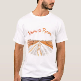 Born to Roam 🛣️ | Vintage Road Trip T-Shirt