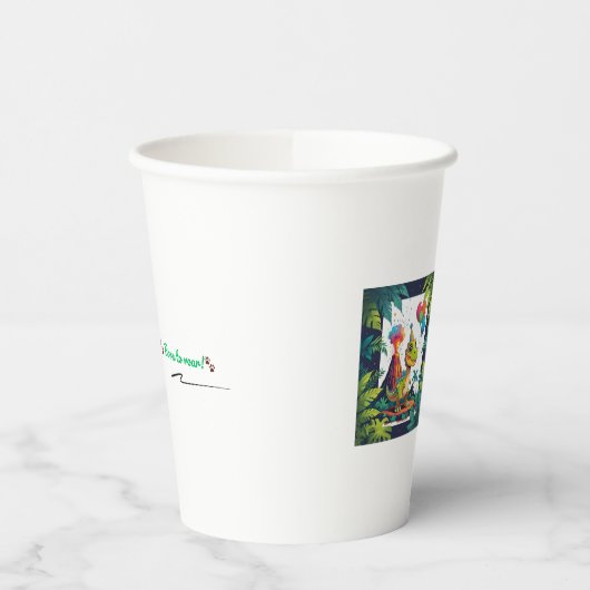 Born to Roar! Dino Paper Cup Pappbecher (Links)