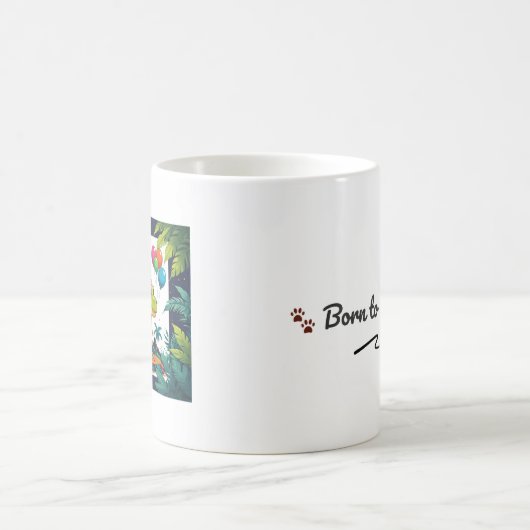 Born to Roar – Personalized Dinosaur Mug for Kids Kaffeetasse (Mittel)