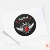 Born To Rock Aufkleber (Umschlag)