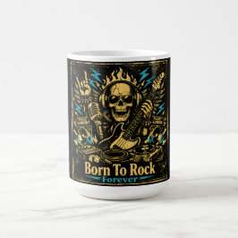BORN TO ROCK – Rockmusik-DNA-Stolz Kaffeetasse