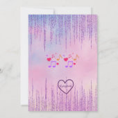 Born to Shine, Party Time, KPOP Girl Band Birthday Einladung (Rückseite)