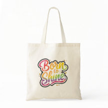 Born to Shine Pride | LGBTQ Regenbogen-Zitat-Kunst