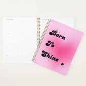 Born To Shine – Süßer rosa Motivationsplaner für Planer (Anzeige)