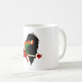 Born to Shred: The Ultimate Guitarist Mug Kaffeetasse (VorderseiteRechts)