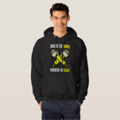 Born To Sing Born 2 Sing Singer Singing Hoodie (Vorne ganz)