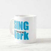 born to sing kaffeetasse (Vorderseite Links)