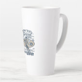 Born To Ski Forced to work Milchtasse (Rechte Ecke)