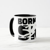 Born to SKI Tasse (Vorderseite Links)