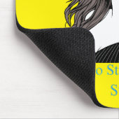 Born to Stan – K-Pop Aesthetic Girl Mouse Pad Mousepad (Ecke)