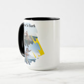 Born to Surf Tea Mug Tasse (Vorderseite Links)