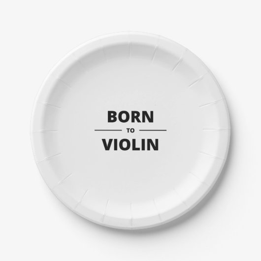 BORN TO VIOLIN PAPPTELLER (Vorderseite)
