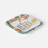 Born Two Be Wild Blue Pappteller (Gewinkelt)