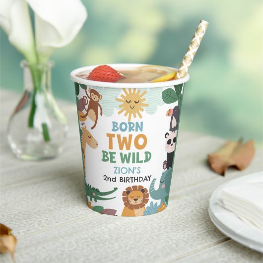 Born Two Be Wild Junge Pappbecher (In Situ)