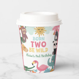 Born Two Be Wild Mädchen  Pappbecher