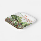 Born Two Be Wild Safari Birthday Pappteller (Gewinkelt)