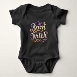Born Witch - Halloween costume Baby Strampler