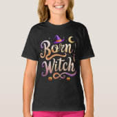 Born Witch - Halloween costume T-Shirt (Vorderseite)