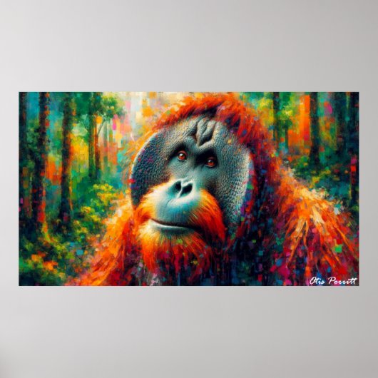 Bornean Orang-Utan 3 Poster (Vorne)
