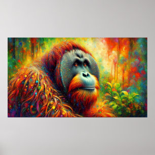 Bornean Orang-Utan 4 Poster