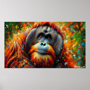 Bornean-Orang-Utan Poster