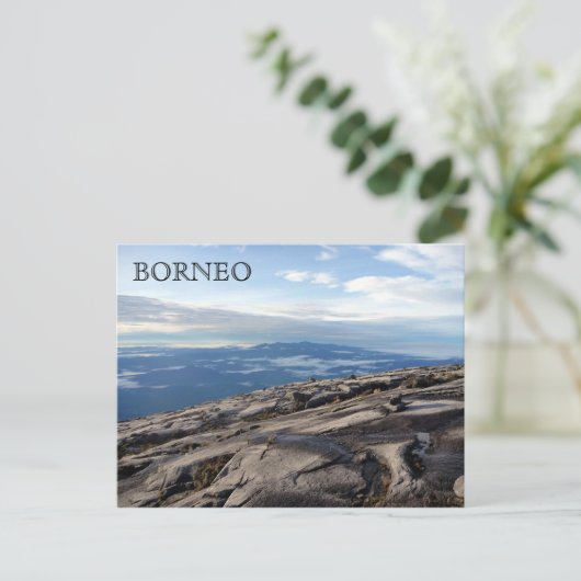 Borneo-Bergspitzen Postkarte (Stehend Vorderseite)