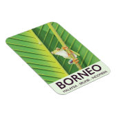Borneo Giison Frosch Reiseplakat Magnet (Rechte Seite)