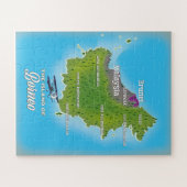 Borneo-Karte Puzzle (Horizontal)