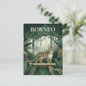 Borneo Malaysia Postkarte (Stehend Vorderseite)